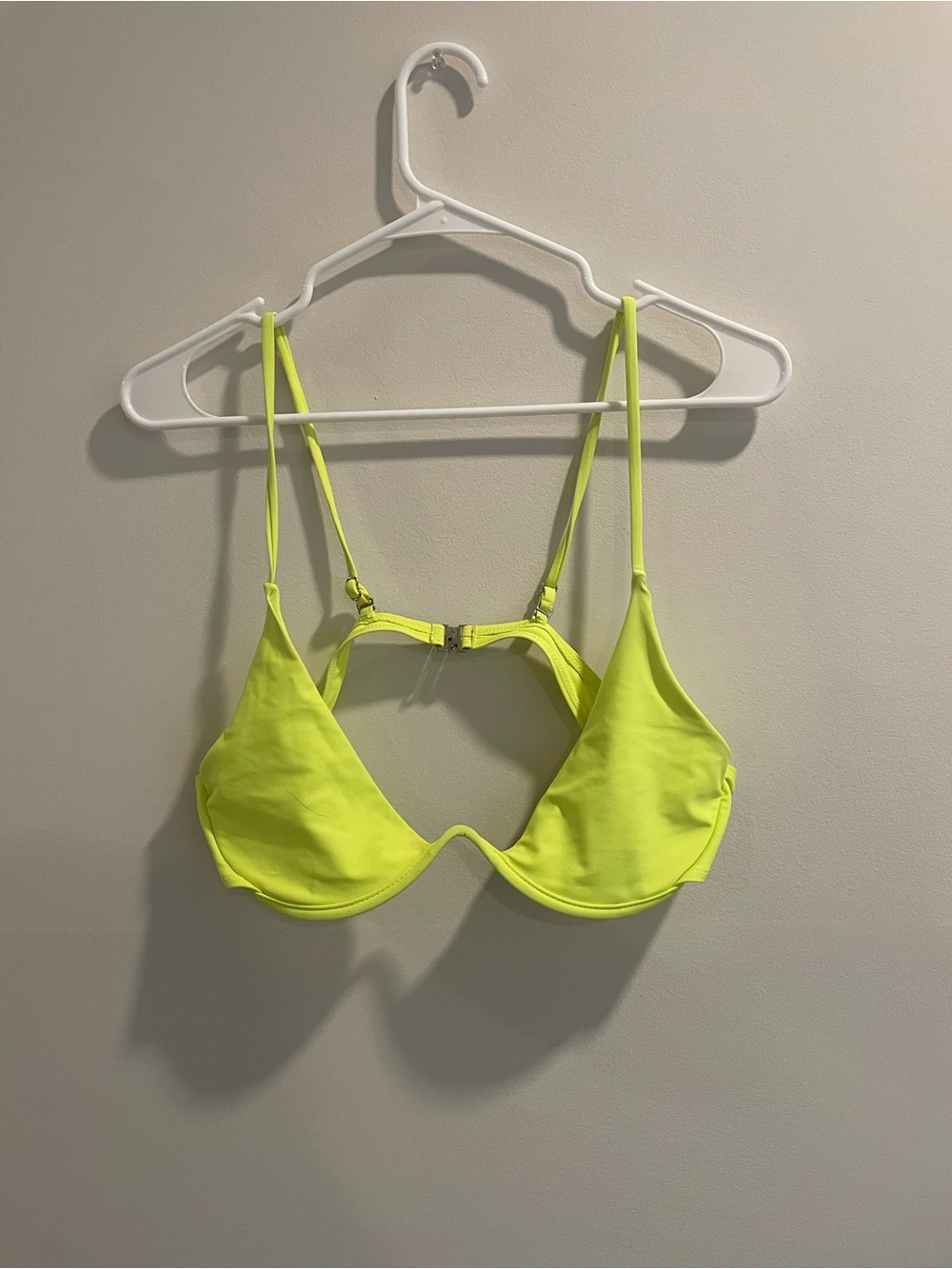 Neon Yellow Bikini Top